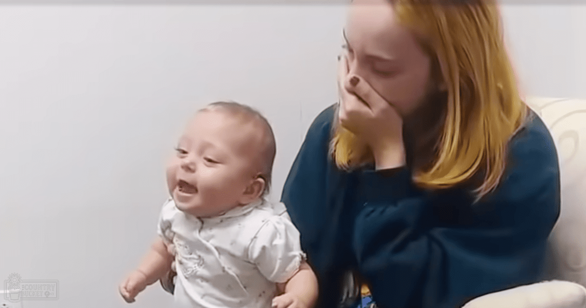 Bubbly, Excited Baby WIth New Hearing Aids