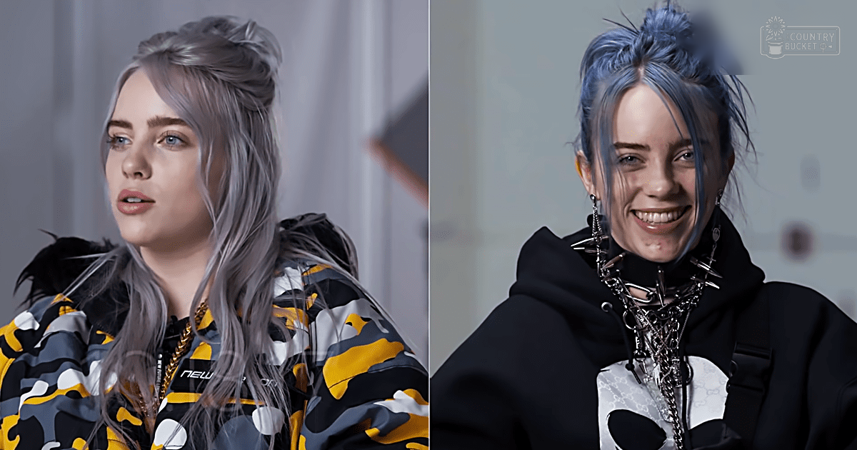 A young adult female wearing a camouflage-patterned jacket with black, yellow, and white colors in an indoor setting.