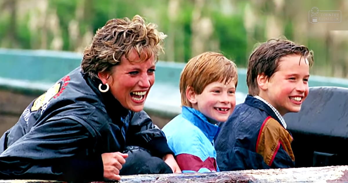 An adult female with two young male children in an outdoor setting, possibly a park or sports field, during what appears to be spring or summer.