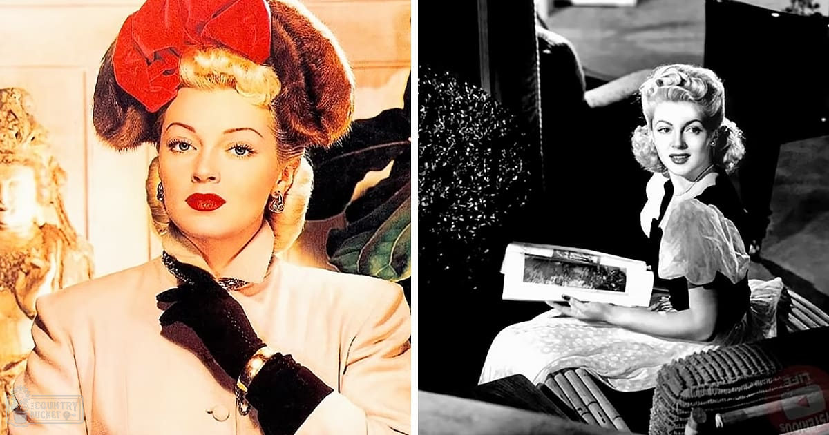 Two adult female subjects in mid-20th century attire, one holding a framed picture indoors under warm lighting; another scene in black-and-white with a seated woman and patterned fabric, possibly from a film set.
