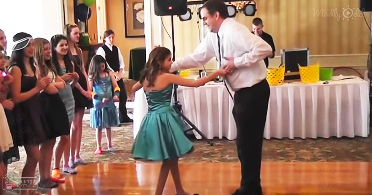 Dad and daughter dance amazingly together to songs of all genres
