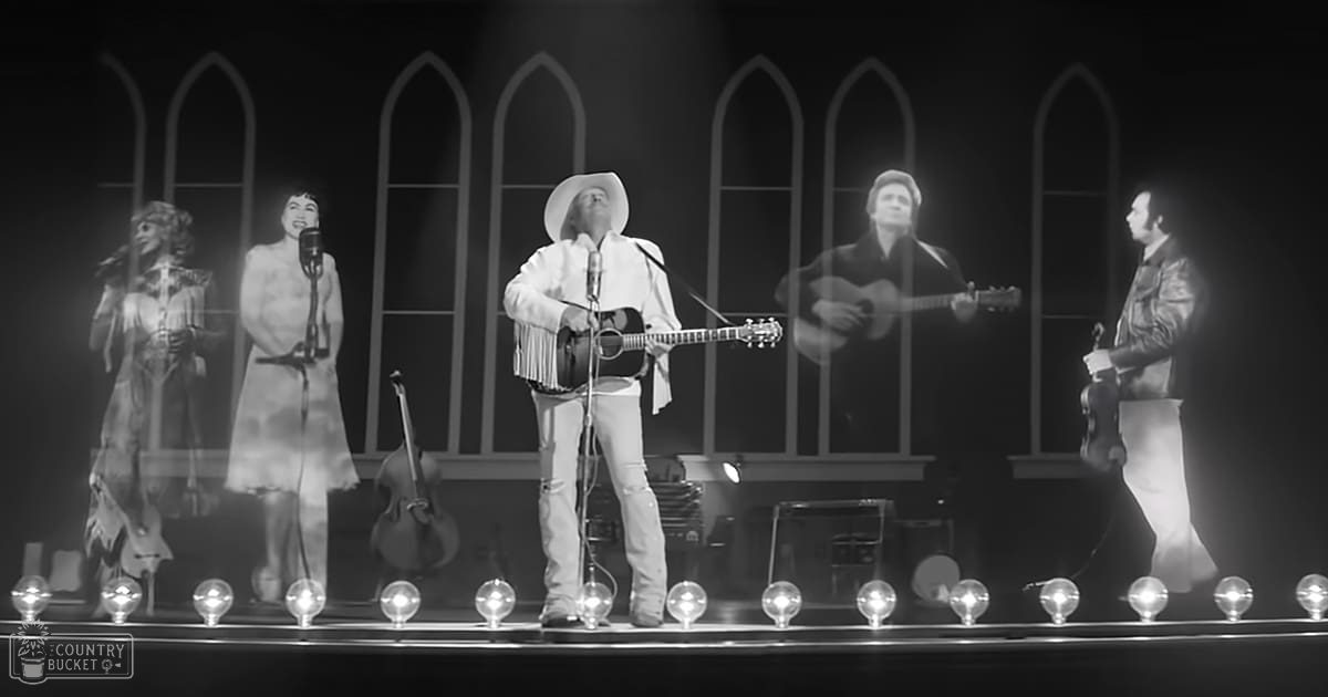Musical performance indoors with arched windows suggesting a church setting; evening lighting enhances the ambiance.