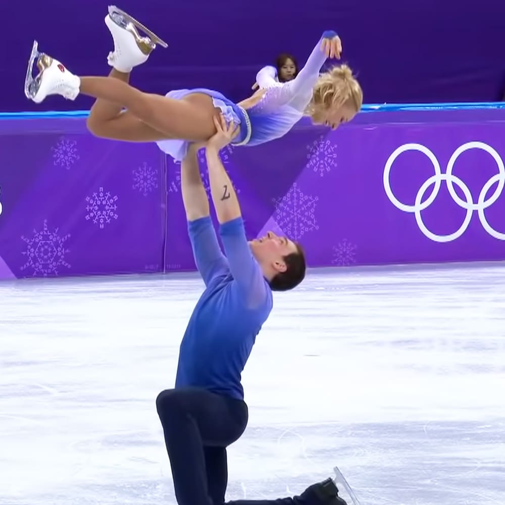 Figure skating couple
