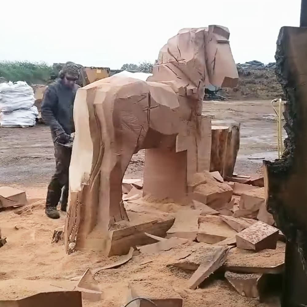 wood carving