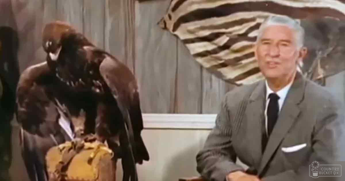 Adult male in formal attire seated indoors, taxidermy animals on wall behind him; zebra and eagle/hawk species visible.