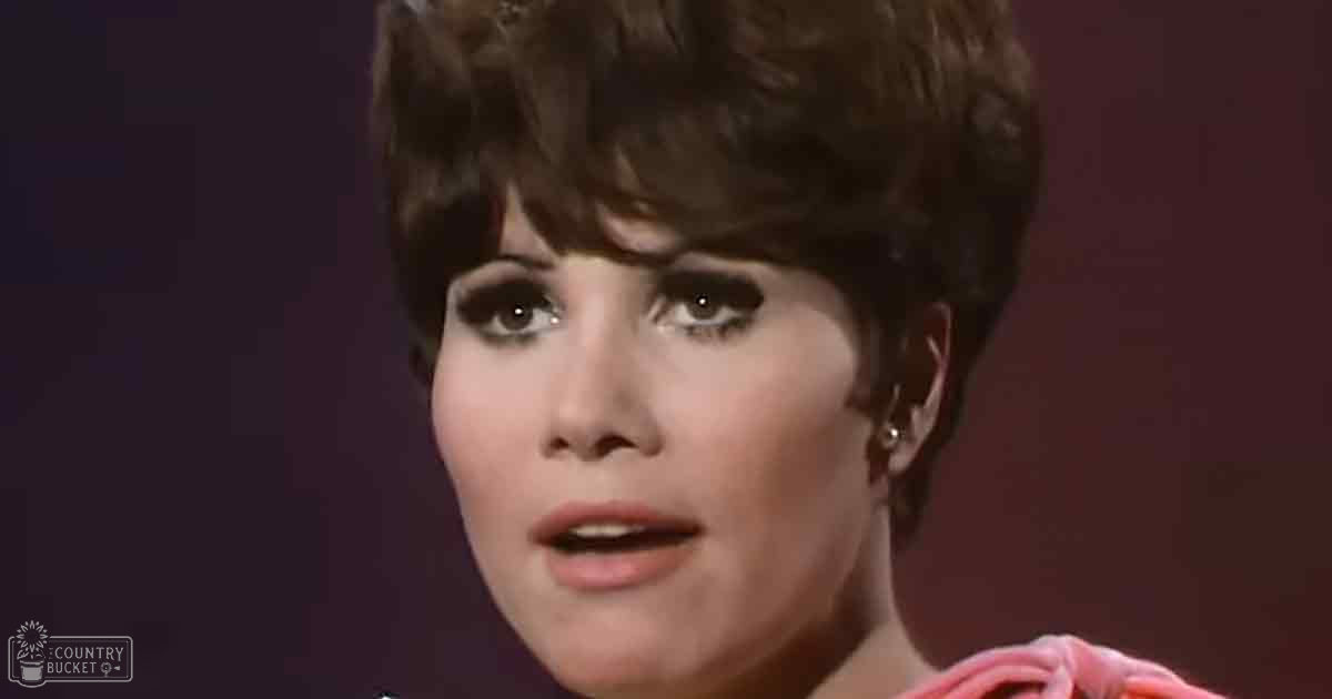 Adult female wearing a fitted, elegant, short-sleeved pink blouse with rounded neckline in an indoor setting that suggests a studio or stage environment.