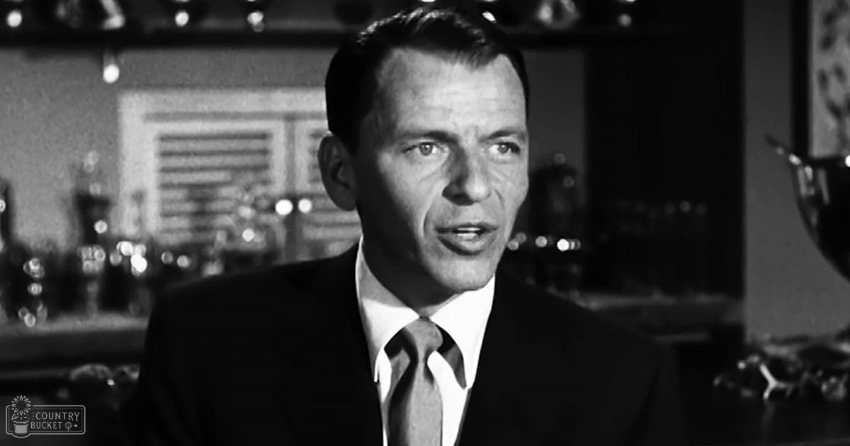 Adult male in a formal dark suit and white shirt with a gray tie, standing indoors at what appears to be a bar or lounge with dim lighting.