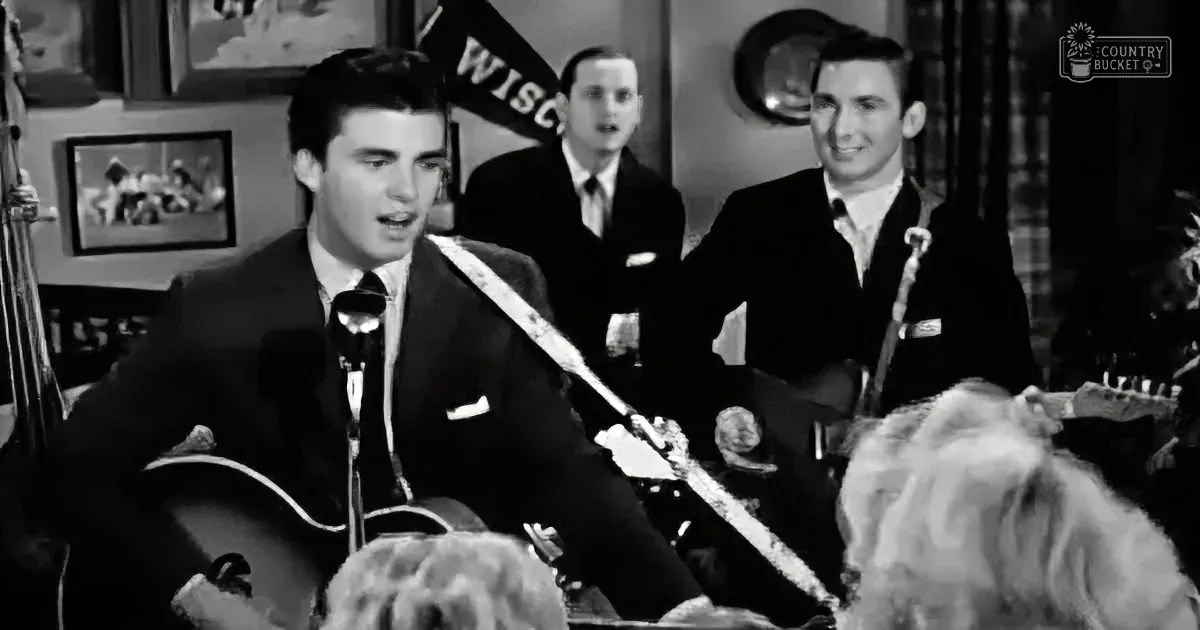 Teen Idol Ricky Nelson Performs 'Cindy' for Adoring Fans